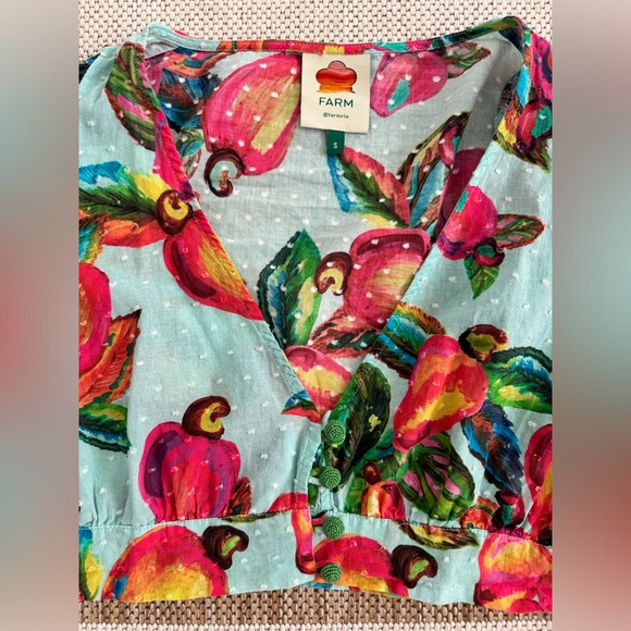 Farm Rio Crop Top Size Small - Picture 8 of 8